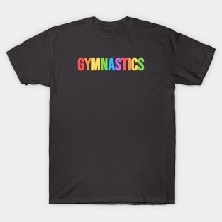 GYMNASTICS (Pastel Rainbow) T-Shirt